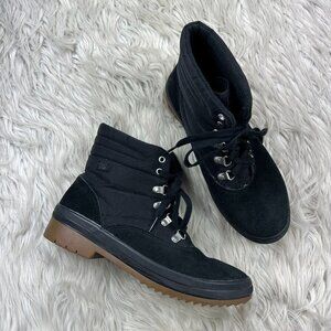 Keds Women's Black Camp Lace Up Boots